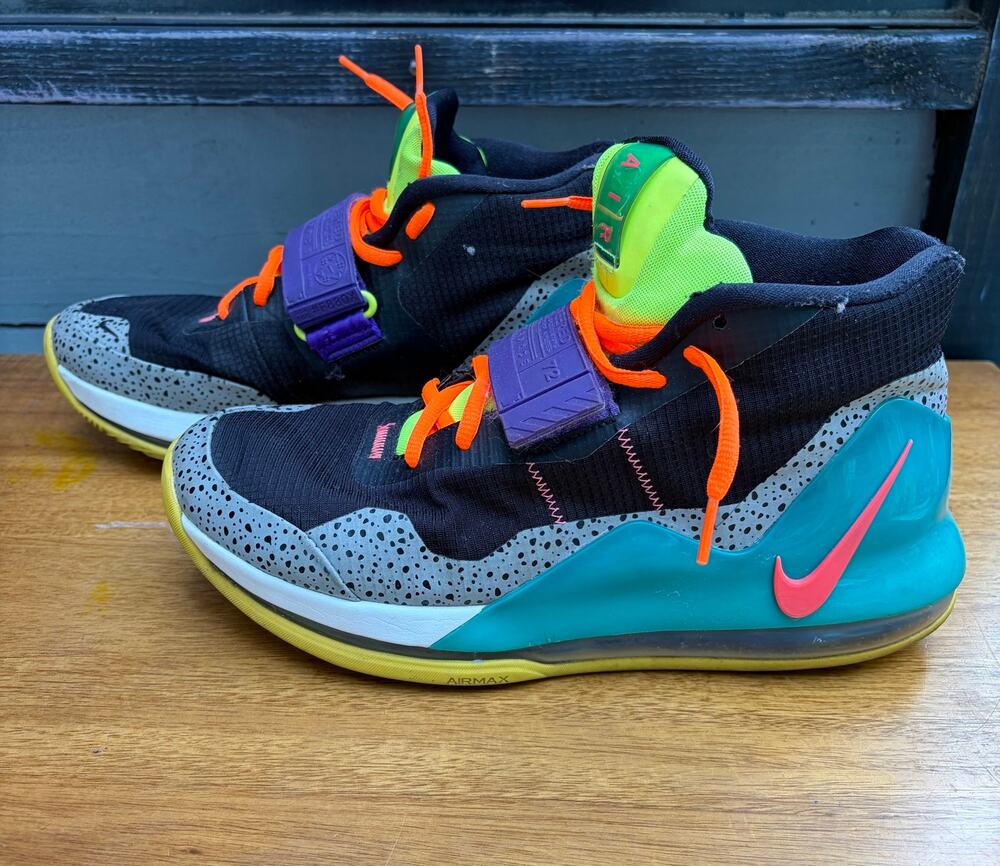 Nike Air Force Max Multi-Color AR0974-005 Men’s 9 Volt Hot Punch Basketball